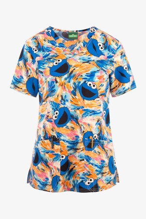 Топ жіночий Cherokee STRETCH "Cookie Monster Finger Paint"